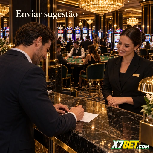 x7bet — tela de envio de sugestão dentro do aplicativo oficial
